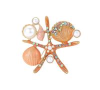 Stylish and Dainty Marine Themed Accessory Designed As a Delicate Starfishes Unique Sea Star Pin for Everyday Wear Sea Theme Jewelry