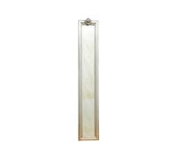 Stylish and Decorative 109cm Tall Elegant Design Wall Mirror - Functional and Decorative Accent Wall-mounted Mirror for Bedrooms, Home, Living Areas, or Hallways (Solid Silver 109cm)