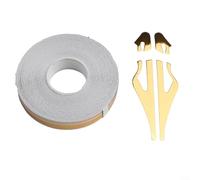 Stylish and Easy to Apply Vinyl Pinstriping Pin Stripe Car Tape Decal, 32 Feet Length (Gold)