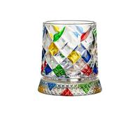 Stylish and Elegant Rotating Whisky Glass with a Base can Rotate 360 Degrees. It has a Capacity of 9 Ounces and is Suitable for Spirits Such as Scotch Whisky, Cognac, and Vodka. (Stile 5)