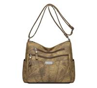 Stylish and Functional Soft Leather Crossbody Bag for Moms Lightweight Shoulder Bag Perfect for Carrying Your Belongings Stylish and Practical Mom Bag