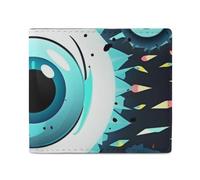 Stylish and Portable Small Evil Eyes Printed Coin Purse, Perfect for Backpacks, Shoulder Bags, Pockets, Etc.