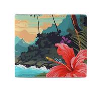 Stylish and Portable Small Hello Hawaii Printed Coin Purse, Perfect for Backpacks, Shoulder Bags, Pockets, Etc.