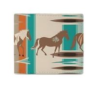 Stylish and Portable Small Horse Stripes Pattern Printed Coin Purse, Perfect for Backpacks, Shoulder Bags, Pockets, Etc.
