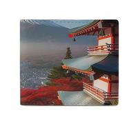 Stylish and Portable Small Japan Mount Fuji Landscape Printed Coin Purse, Perfect for Backpacks, Shoulder Bags, Pockets, Etc.