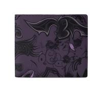 Stylish and Portable Small Purple Black Goth Spooky Printed Coin Purse, Perfect for Backpacks, Shoulder Bags, Pockets, Etc.