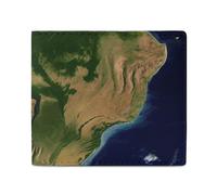 Stylish and Portable Small South America Satellite Image Printed Coin Purse, Perfect for Backpacks, Shoulder Bags, Pockets, Etc.