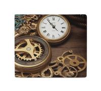 Stylish and Portable Small Steampunk Watches Keys and Chains Printed Coin Purse, Perfect for Backpacks, Shoulder Bags, Pockets, Etc.