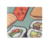 Stylish and Portable Small Sushi Printed Coin Purse, Perfect for Backpacks, Shoulder Bags, Pockets, Etc.