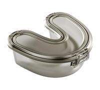 Stylish and Practical Clear Aligner Container Storage Box Holder for Outdoor Travel Mouth Care Needs