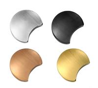 Stylish and Practical Gold Moon Chopstick Holder Set, Essential Table Decor (1 Black+1 Sliver+1 Gold+1 Rose gold)