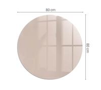 Stylish and Safe Glass Hearth Plate Protector for Home Floors Color Light Brown