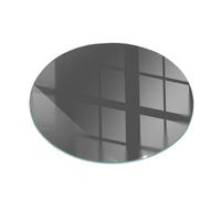 Stylish and Safe Glass Hearth Protector for Home Floors Grey-Brown Colour 80 cm