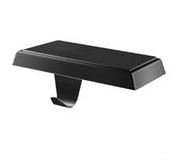 Stylish and Stainless Steel Stocking Holders for Holiday Celebrations on the For Mantle (black)
