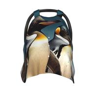 Stylish Animal Penguin Baby Car Seat Canopy Cover, Multi Use Breathable Nursing Breastfeeding Covers for Mom Soft Stroller Sun Shade Newborn Shower Gift