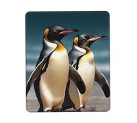 Stylish Animal Penguin Mouse Pad Waterproof Non-Slip Rubber Base Mousepads Smooth Gaming Mouse Pads with Stitched Edge Computer Mouse Mat for Home Office Decor Desk Accessories 8.3 X 10.3 in