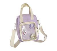 Stylish Anime Character Shoulder Bag Sophisticated Nylon Construction Roomy Essential Crossbody Bags For Travel Stylish Anime Print Shoulder Bag For Teens