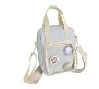 Stylish Anime Character Shoulder Bag Sophisticated Nylon Construction Roomy Essential Crossbody Bags For Travel Spacious Lightweight Nylon Shoulder Bag