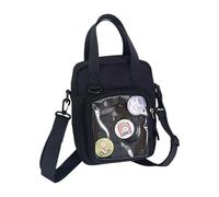 Stylish Anime Themed Crossbody Bag Practical Nylon Fabric Spacious Casual Shoulder Bag For Travel Work Or Daily Use Anime Student