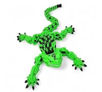 Stylish Articulated Armadillo Lizard - 3D Printed with Vibrant Hues, Calming Fidget Figurine for ADHD, Playful Reptile Model for Trendy Desks, Homes, Displays, Smooth Joint Movement (Green VENOMCLAW)