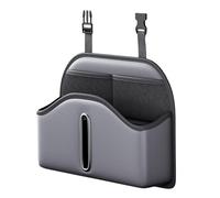 Stylish Auto Back Seats Organizers With Build In Tissue Box & Drink Holder Easy Install Car Organizers For Easy Access Car Cup Holder