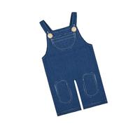 Stylish Baby Jeans Overalls, Breathable Polyester Photoshoots Outfit with Bow Tie for Birthdays and Special Occasions Machine Washable Baby Photo Clothes