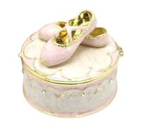 Stylish Ballet Shoe Jewelry Holder Multifunctional Ballet Slipper Trinkets Box Delicate Jewelry Protect Container Lovers