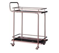 Stylish Bar Cart with Wine rage 2-Tier Serving Troly for & Living Room Mon Design Mobi Beverage Perfect for Entertaining