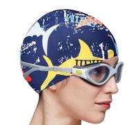 Stylish Bath Speech - Printed Elastic Swimming Cap for Adults and Teenagers | Comfortable Swimming for Beach, Pool, Sea, Women, Men, Kids at Home or in Warm