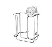 Stylish Bathroom Tissue Holder Box Portable Bathroom Tissue Holder with Suction Cup Designs for Quick Wall Mounting Smooth Surfaces Compatible