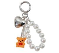 Stylish Beaded Holder Multifuntional Bear Bag Charm Unique Ornament Present For Fashion Woman Girl And Ladies Bear Keychain