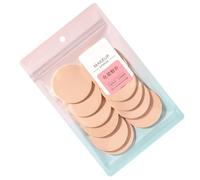 Stylish Beauty Sponge Set 12Pcs Round Sponge Puff Set For Face Makeup Application Soft Foam Puff Cosmetic Powder Sponges Face Cleansing Pads