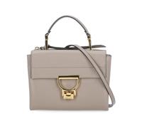 Coccinelle Arlettis handbag leather 19 cm gray