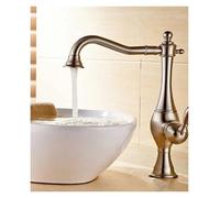 Stylish Black Bronze Swivel Handle Rhythm Mixing Faucet - Modern Kitchen/Bathroom Tap, Easy Installation, Functional Design for Contemporary Décor