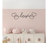 Stylish Black Decorative Metal Wall Accessory, 19 x 70 cm, 100% Metal, 1.5 mm Thickness, Perfect for Home Decor and Modern Spaces