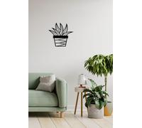Stylish Black Decorative Metal Wall Accessory, 20 x 25 cm, 100% Metal, 2 mm Thickness, Perfect for Modern Home Decor & Unique Wall Art