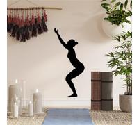 Stylish Black Decorative Metal Wall Accessory, 26 x 60 cm, 100% Metal, 1.5 mm Thickness, Perfect for Modern Home Decor & Unique Wall Art