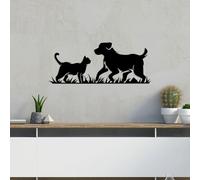 Stylish Black Decorative Metal Wall Accessory, 27 x 70 cm, 100% Metal, 1.5 mm Thick, Lightweight & Easy to Hang, Perfect for Modern Decor