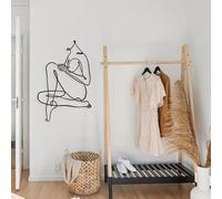 Stylish Black Decorative Metal Wall Accessory, 40.5 x 61 cm, 100% Metal, 1.2 mm Thickness, Perfect for Modern Home Decor & Office Spaces