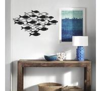 Stylish Black Decorative Metal Wall Accessory, 41 x 70 cm, 100% Steel, 1.5 mm Thick, Lightweight 0.8 kg, Perfect for Modern Home Decor