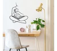 Stylish Black Decorative Metal Wall Accessory, 44.5 x 52 cm, 100% Metal, 1.2 mm Thickness, Perfect for Modern Home Decor & Office Spaces