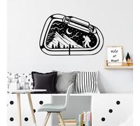 Stylish Black Decorative Metal Wall Accessory, 45 x 70 cm, 100% Metal, 1.5 mm Thick, Lightweight & Easy to Hang, Perfect for Modern Home Decor