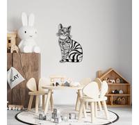 Stylish Black Decorative Metal Wall Accessory, 46 x 68 cm, 100% Metal, 1.5 mm Thickness, Perfect for Modern Home Decor & Unique Wall Art