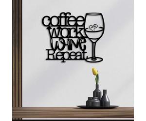 Stylish Black Decorative Metal Wall Accessory, 50 x 40 cm, 100% Metal, 1.5 mm Thickness, Lightweight (0.71 kg), Perfect for Modern Home Decor