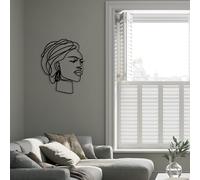 Stylish Black Decorative Metal Wall Accessory, 52.5 x 66 cm, 100% Metal, 1.2 mm Thickness, Perfect for Modern Home Decor & Office Spaces