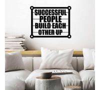 Stylish Black Decorative Metal Wall Accessory, 52 x 40 cm, 100% Metal, 1.5 mm Thickness, Lightweight 1.02 kg, Perfect for Modern Home Decor