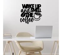 Stylish Black Decorative Metal Wall Accessory, 52 x 48 cm, 100% Metal, 1.5 mm Thickness, Lightweight 1.19 kg, Perfect for Modern Home Decor