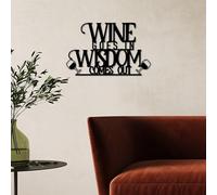 Stylish Black Decorative Metal Wall Accessory, 55 x 34 cm, 100% Metal, 1.5 mm Thickness, Lightweight (0.63 kg), Perfect for Modern Home Decor
