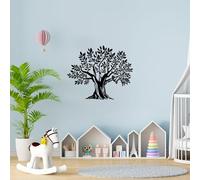 Stylish Black Decorative Metal Wall Accessory, 58 x 70 cm, 100% Metal, 1.5 cm Thickness, Perfect for Modern Home Decor & Unique Wall Art