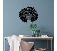 Stylish Black Decorative Metal Wall Accessory, 58 x 70 cm, 100% Metal, 1.5 mm Thickness, Perfect for Modern Home Decor & Unique Wall Art